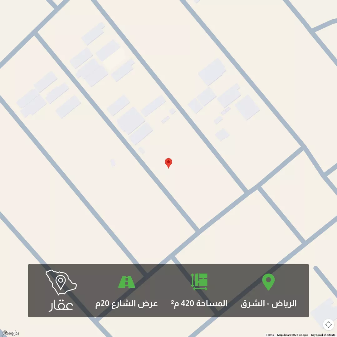 أرض للبيع في شارع الحارث بن حاطب الجمحي, حي البيان, مدينة الرياض, منطقة الرياض 1 صورة