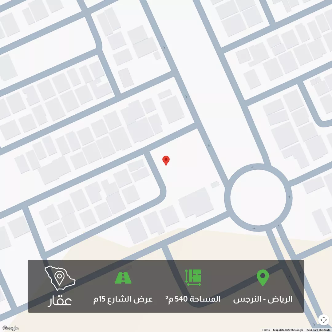 أرض للبيع في شارع خالد بن أبي دجانة الأنصاري, حي النرجس, مدينة الرياض, منطقة الرياض 1 صورة