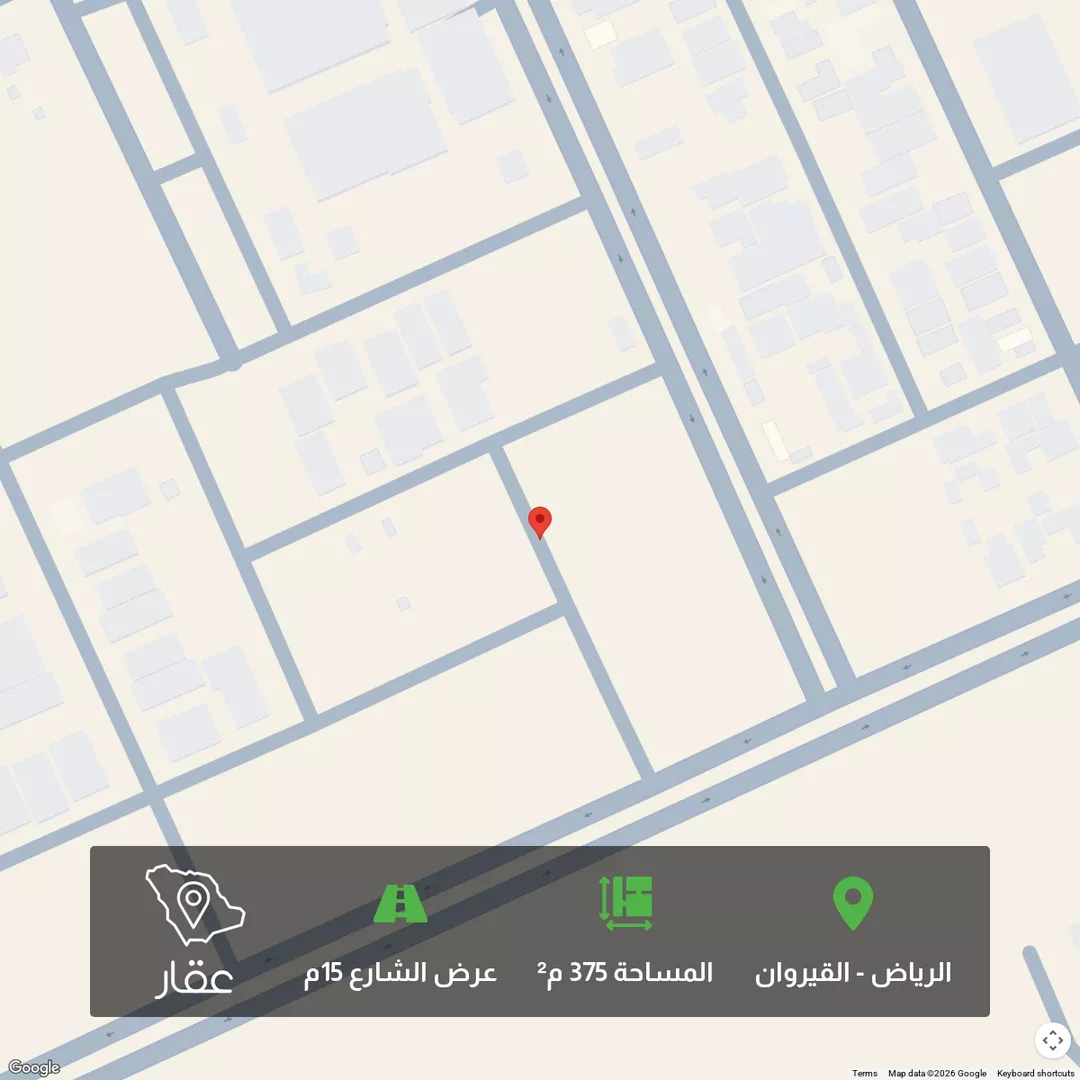 أرض للبيع في شارع محمد الجزري ، حي القيروان ، الرياض ، منطقة الرياض 1 صورة