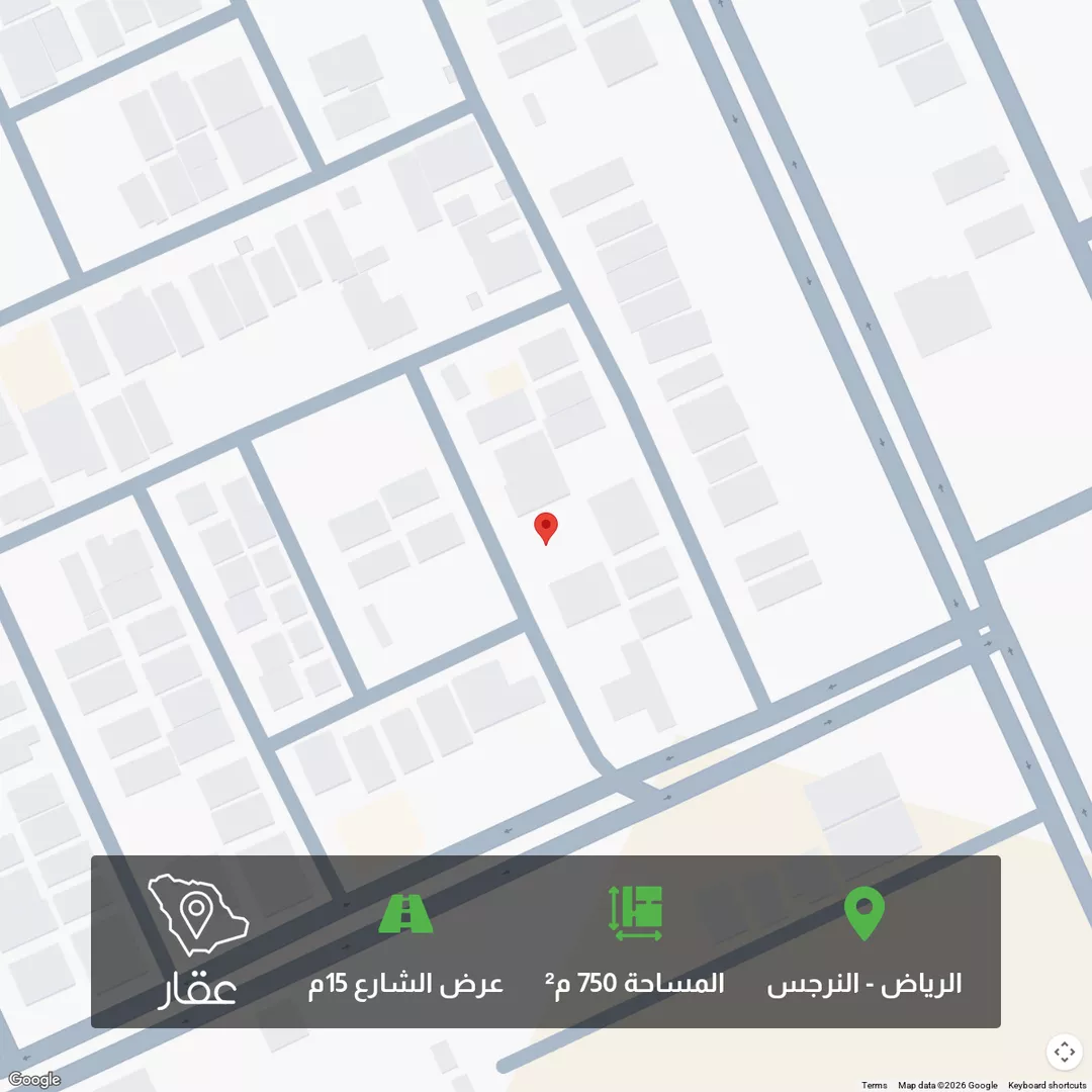 أرض للبيع في شارع محمد بن غريب, حي النرجس, مدينة الرياض, منطقة الرياض 1 صورة