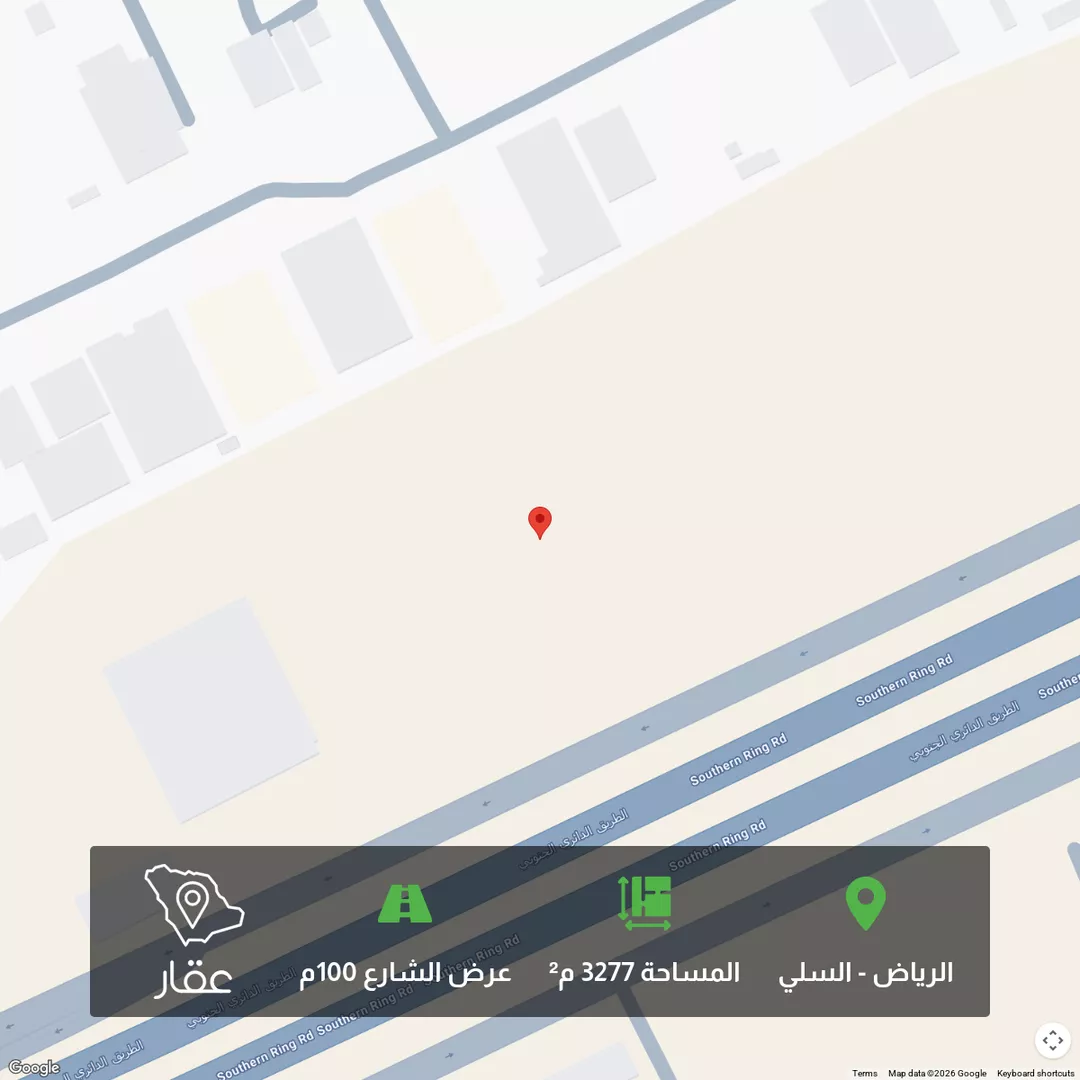 أرض للبيع في شارع امتداد ال الدائري الجنوبي الفرعي, حي السلي, مدينة الرياض, منطقة الرياض 1 صورة
