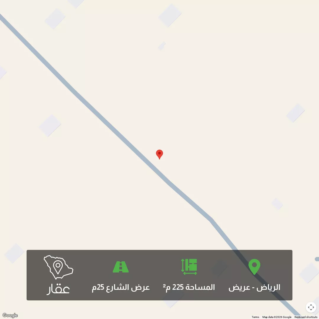 أرض للبيع في شارع جبل الضبيان, حي عريض, مدينة الرياض, منطقة الرياض 1 صورة