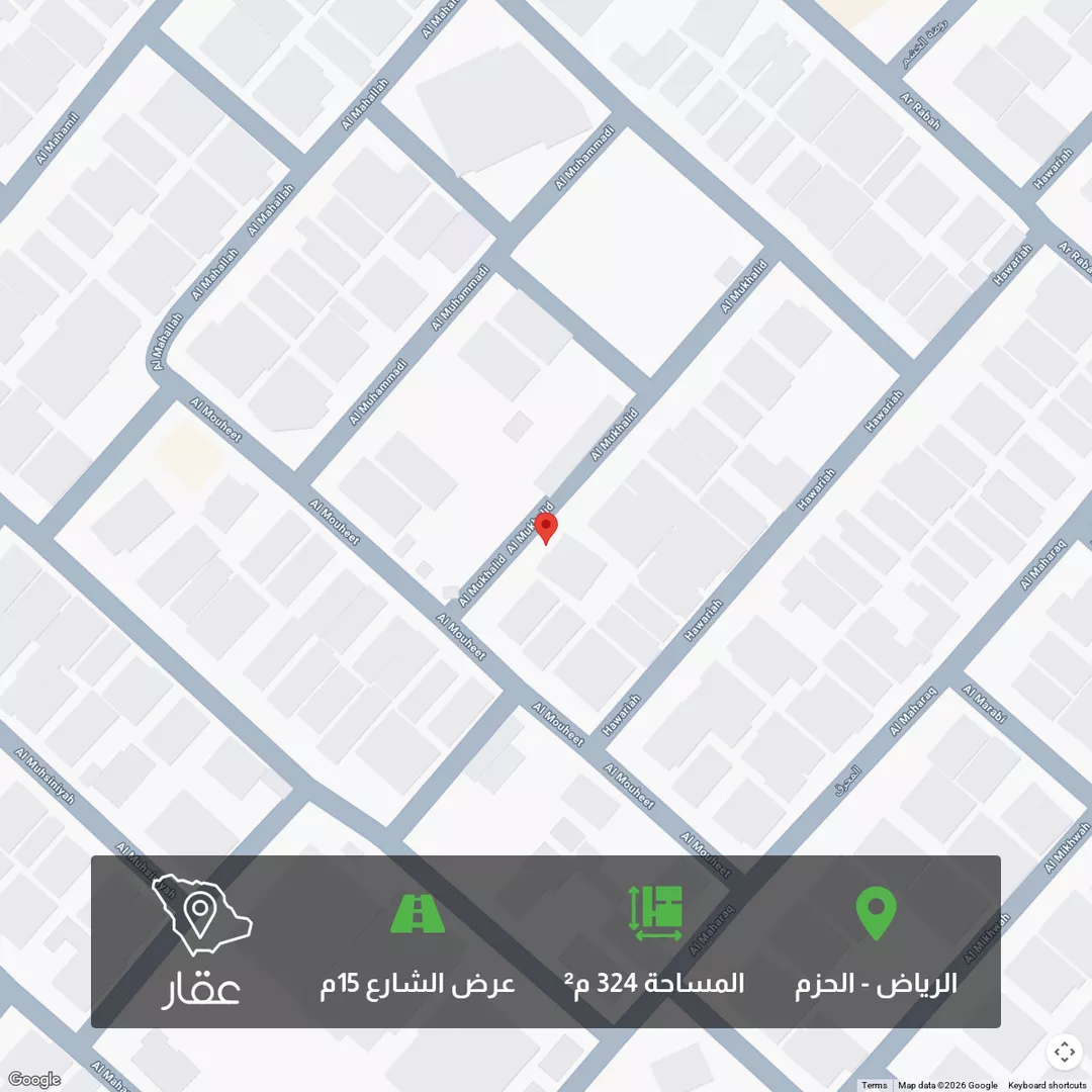 أرض للبيع في حي الحزم, مدينة الرياض, منطقة الرياض 1 صورة