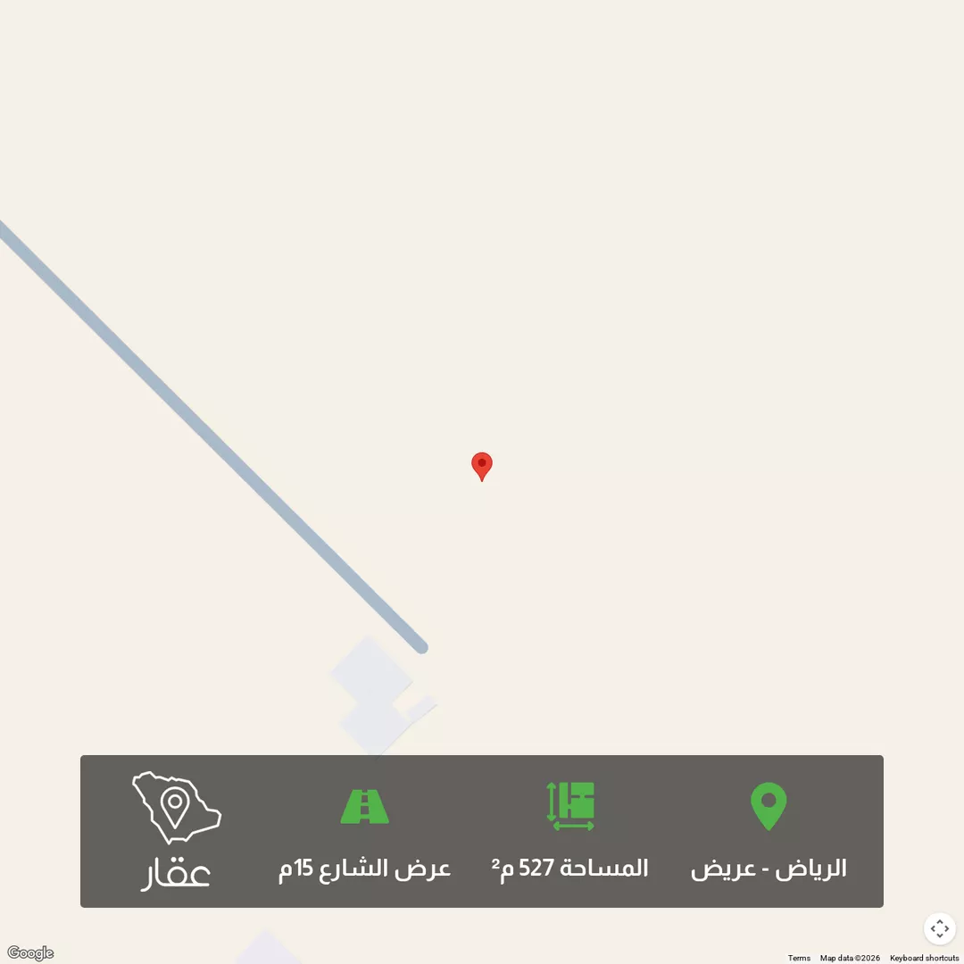 أرض للبيع في حي عريض, مدينة الرياض, منطقة الرياض 1 صورة