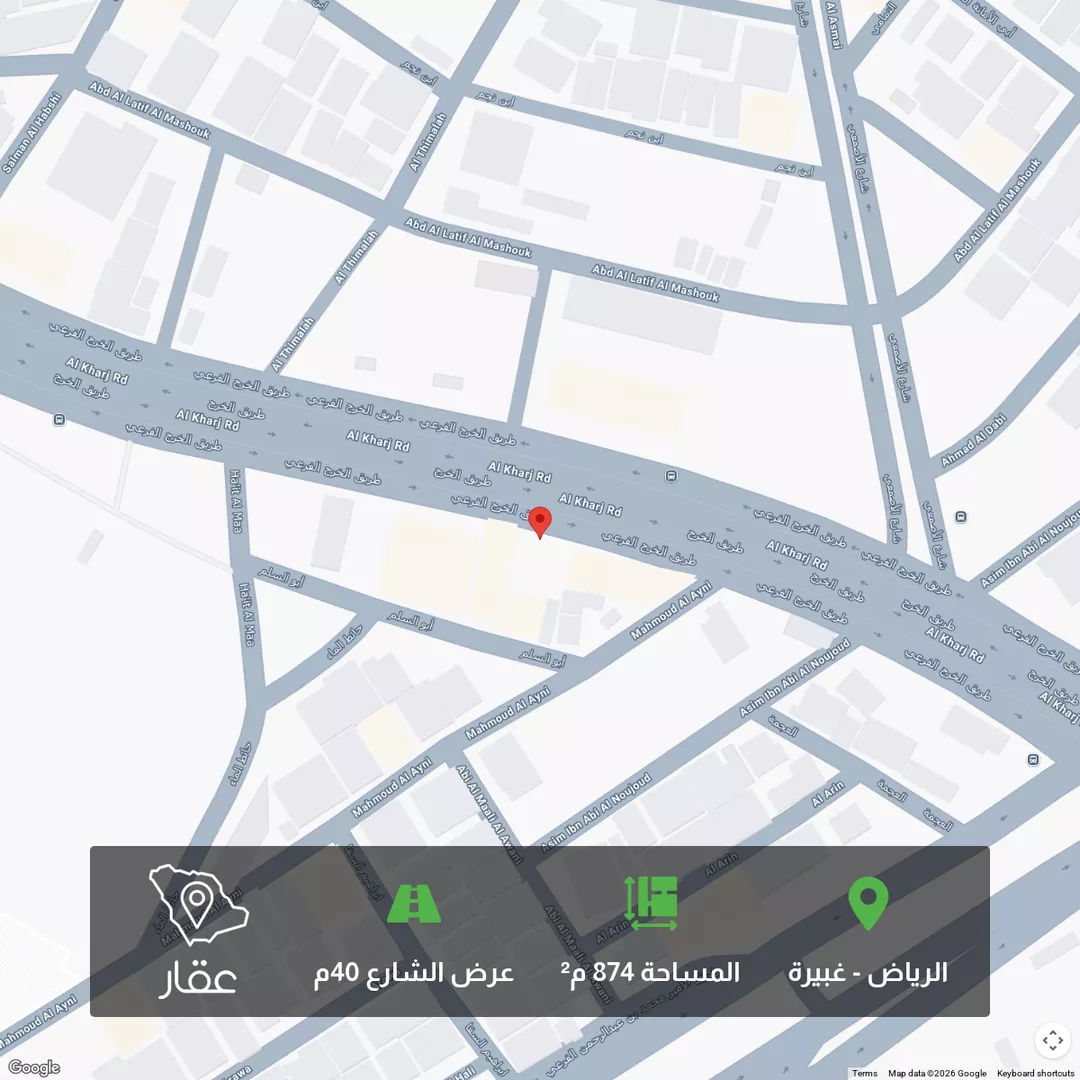 أرض للبيع في شارع طريق الخرج الفرعي, حي غبيرا, مدينة الرياض, منطقة الرياض 1 صورة