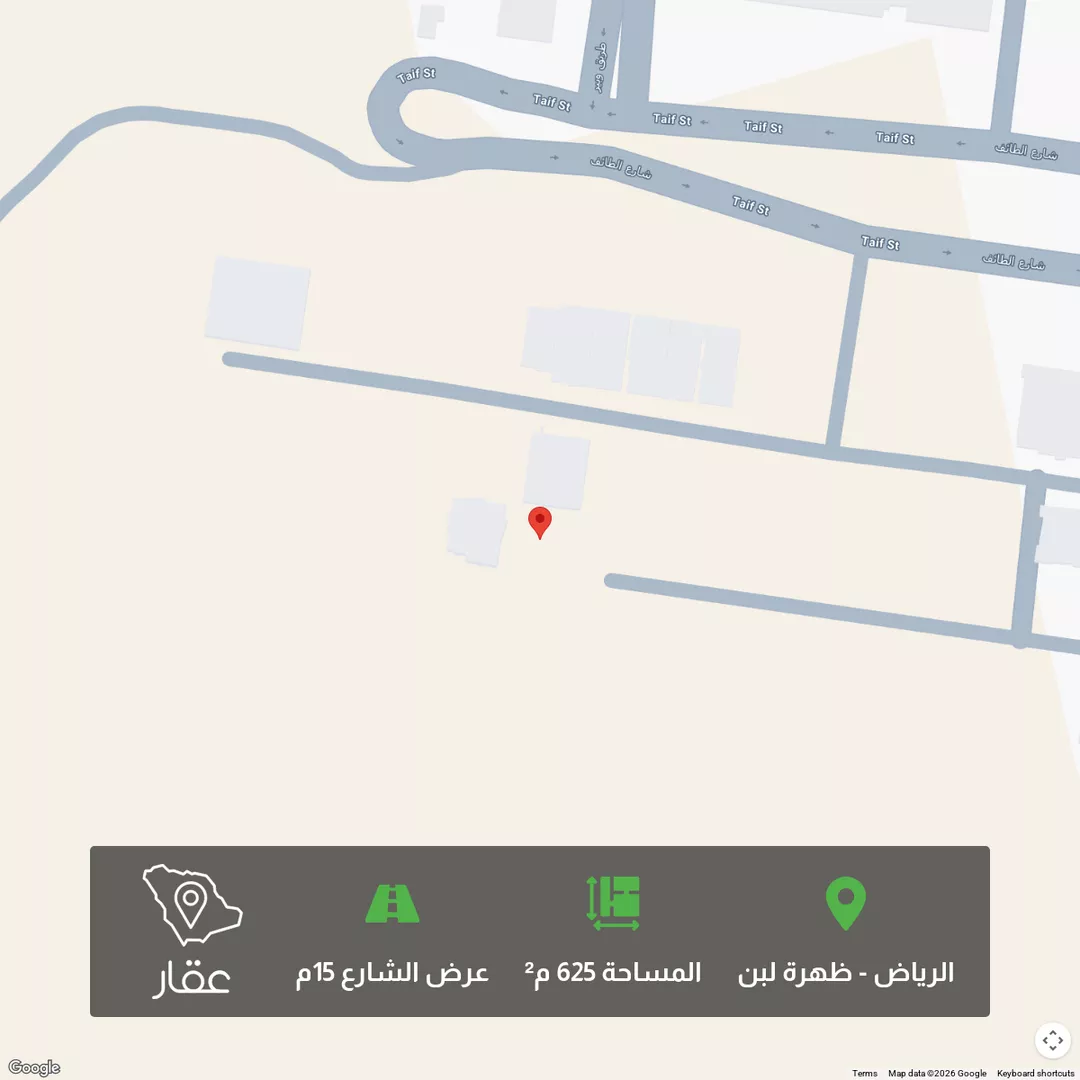 أرض للبيع في شارع رقم 1, حي ظهرة لبن, مدينة الرياض, منطقة الرياض 1 صورة