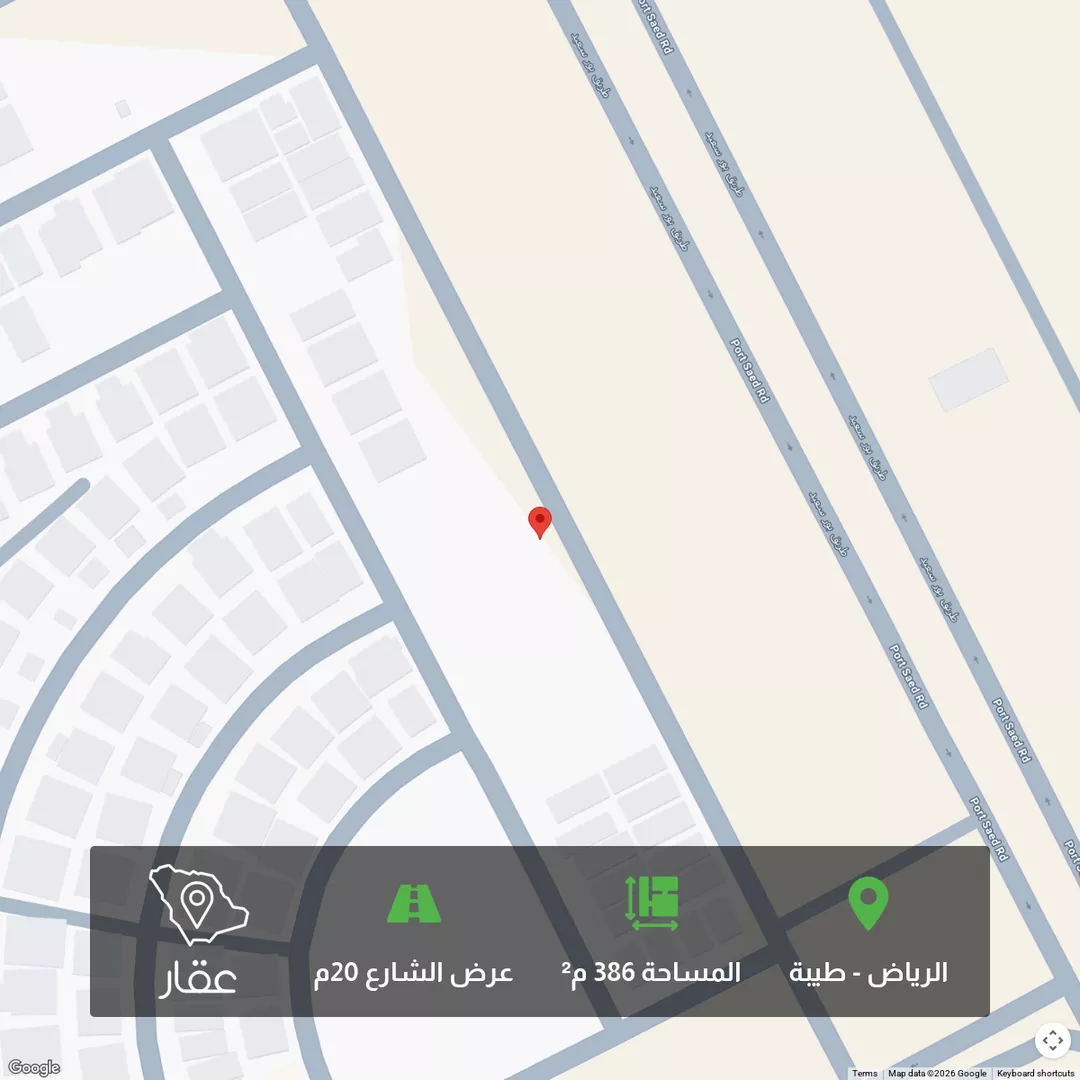 أرض للبيع في شارع الخيال, حي طيبة, مدينة الرياض, منطقة الرياض 1 صورة