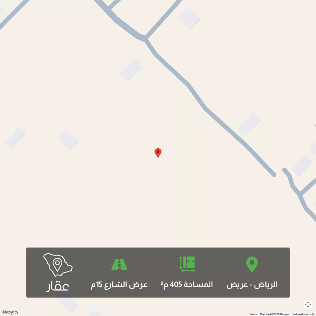 أرض للبيع في حي عريض, مدينة الرياض, منطقة الرياض 1 صورة