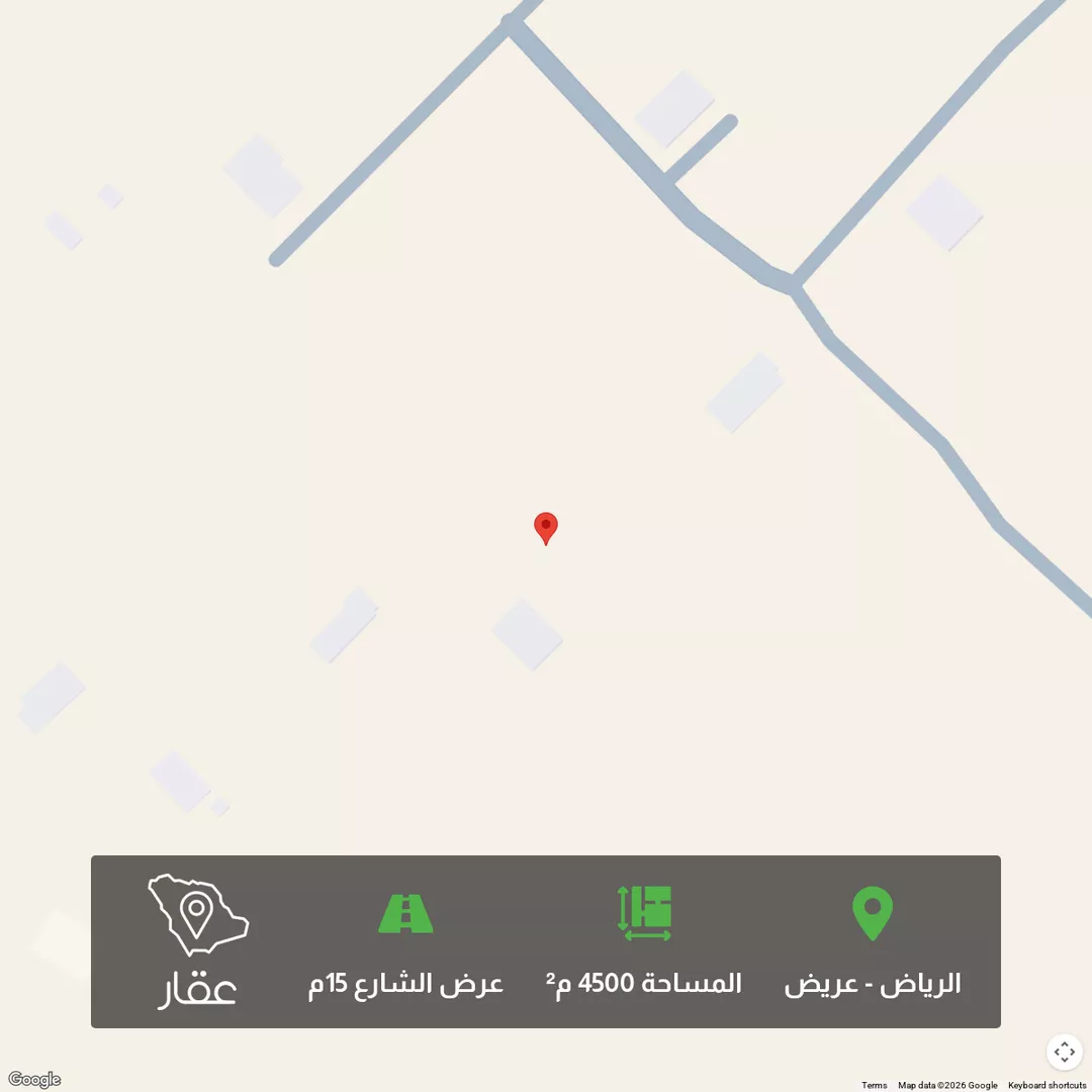 أرض للبيع في شارع الحثيث ، حي عريض ، الرياض ، منطقة الرياض 1 صورة