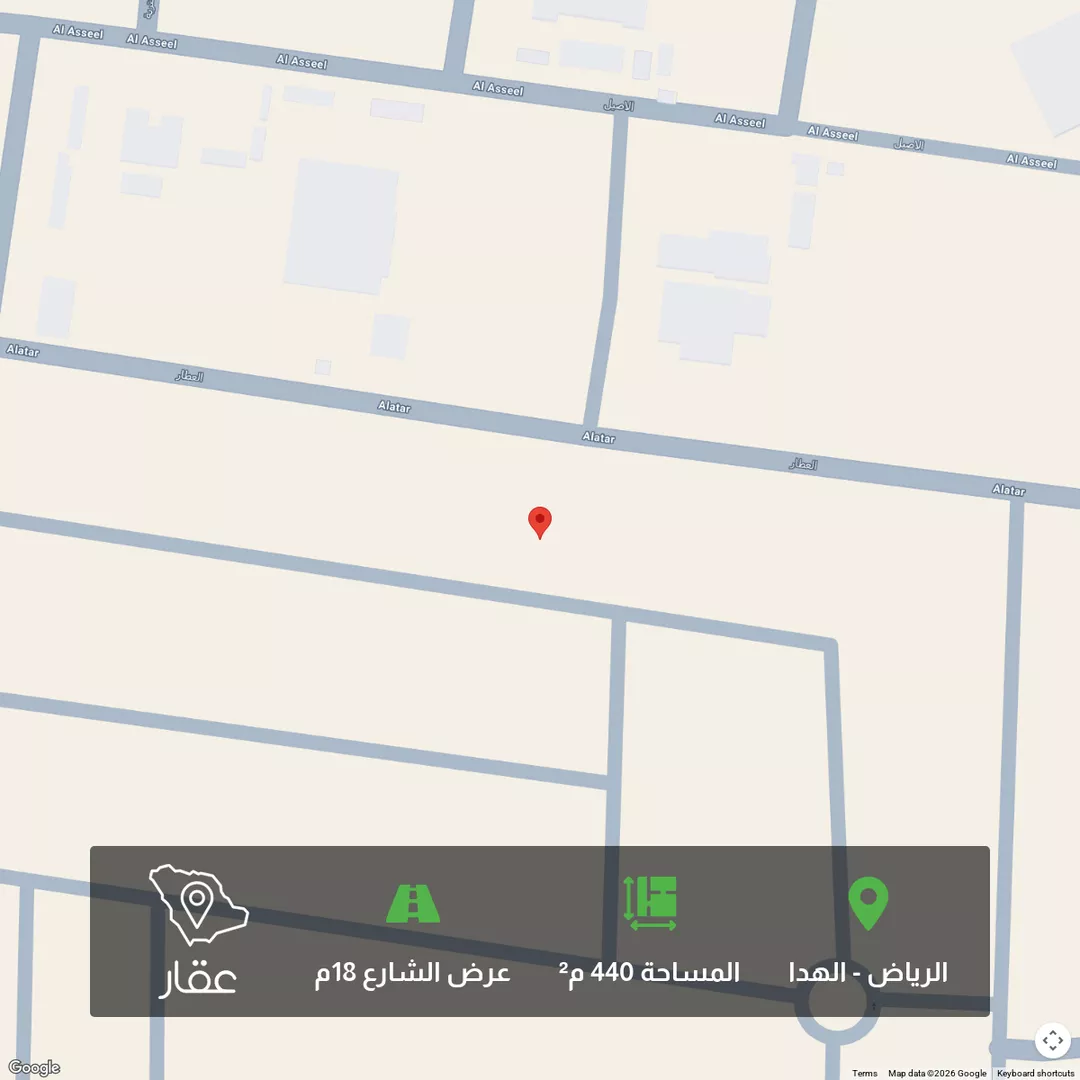 أرض للبيع في شارع الحمام, حي الهدا, مدينة الرياض, منطقة الرياض 1 صورة