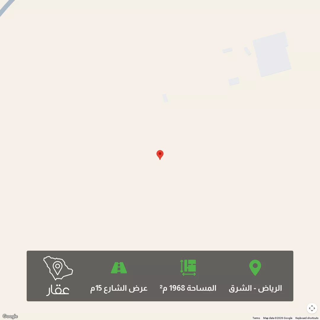 أرض للبيع في شارع جبل دغنان ، حي الرسالة ، الرياض ، منطقة الرياض 1 صورة