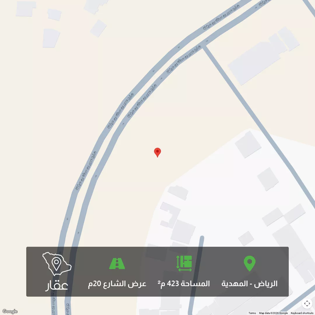 أرض للبيع في حي المهدية, مدينة الرياض, منطقة الرياض 1 صورة