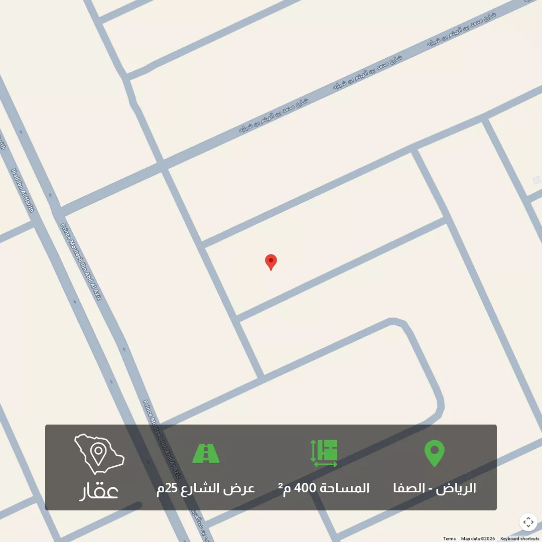 أرض للبيع في شارع رقم 336, حي الصفاء, مدينة الرياض, منطقة الرياض 1 صورة