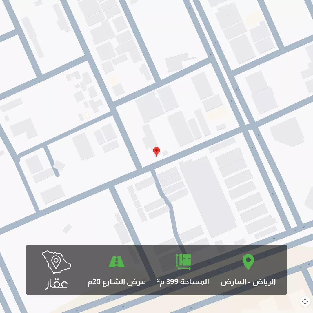 أرض للبيع في شارع هبة الله بن حامد, حي العارض, مدينة الرياض, منطقة الرياض 1 صورة