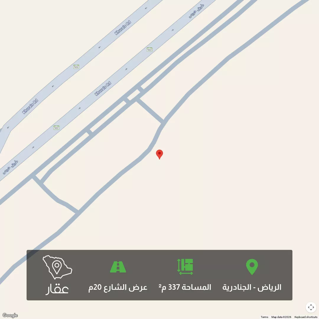 أرض للبيع في شارع الأقطار, حي النظيم, مدينة الرياض, منطقة الرياض 1 صورة