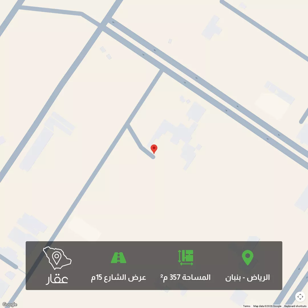 أرض للبيع في شارع عبدالملك الغرناطي ، حي بنبان ، الرياض ، حريملاء 1 صورة