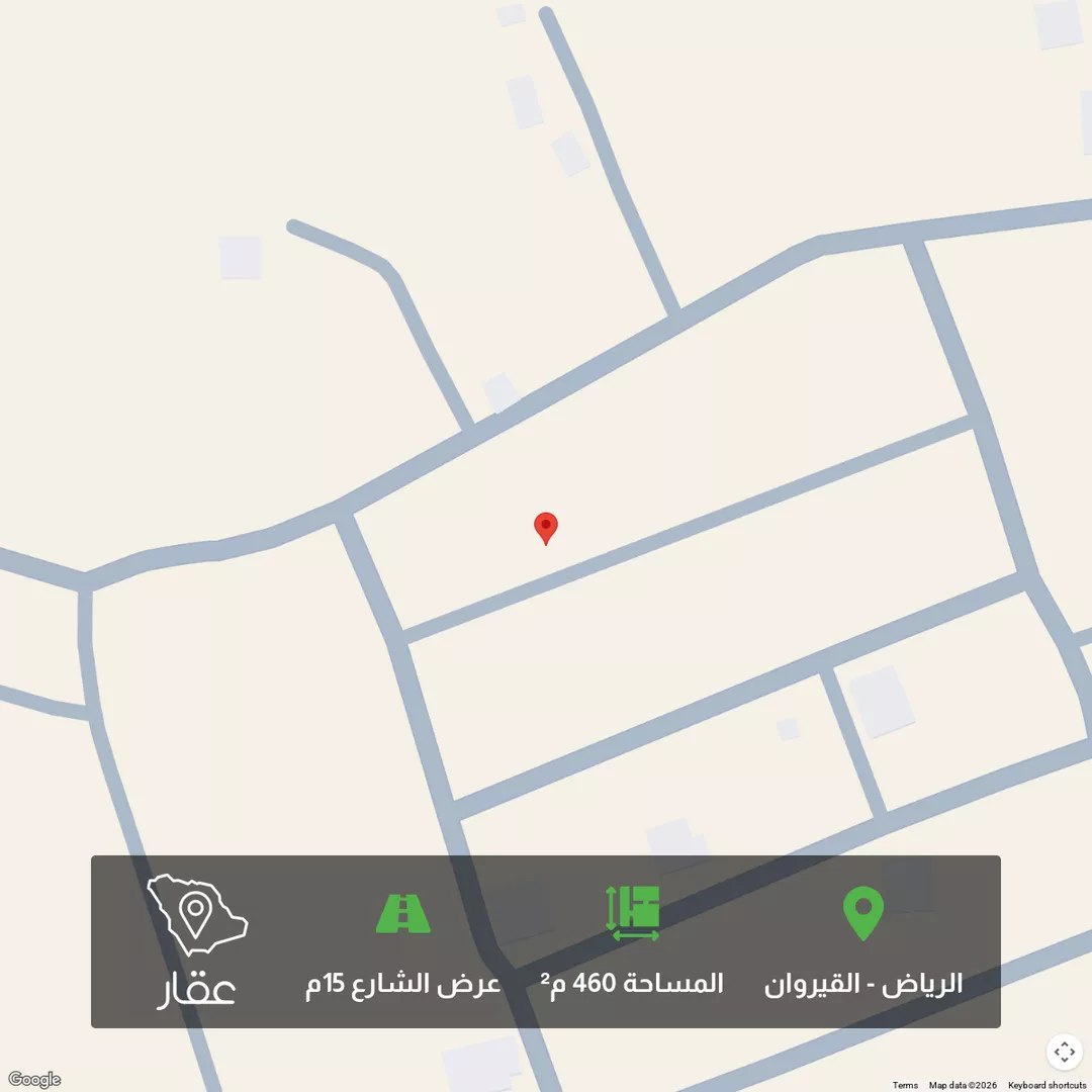 أرض للبيع في شارع العرين, حي نجد, مدينة الجبيلة, منطقة الرياض 1 صورة
