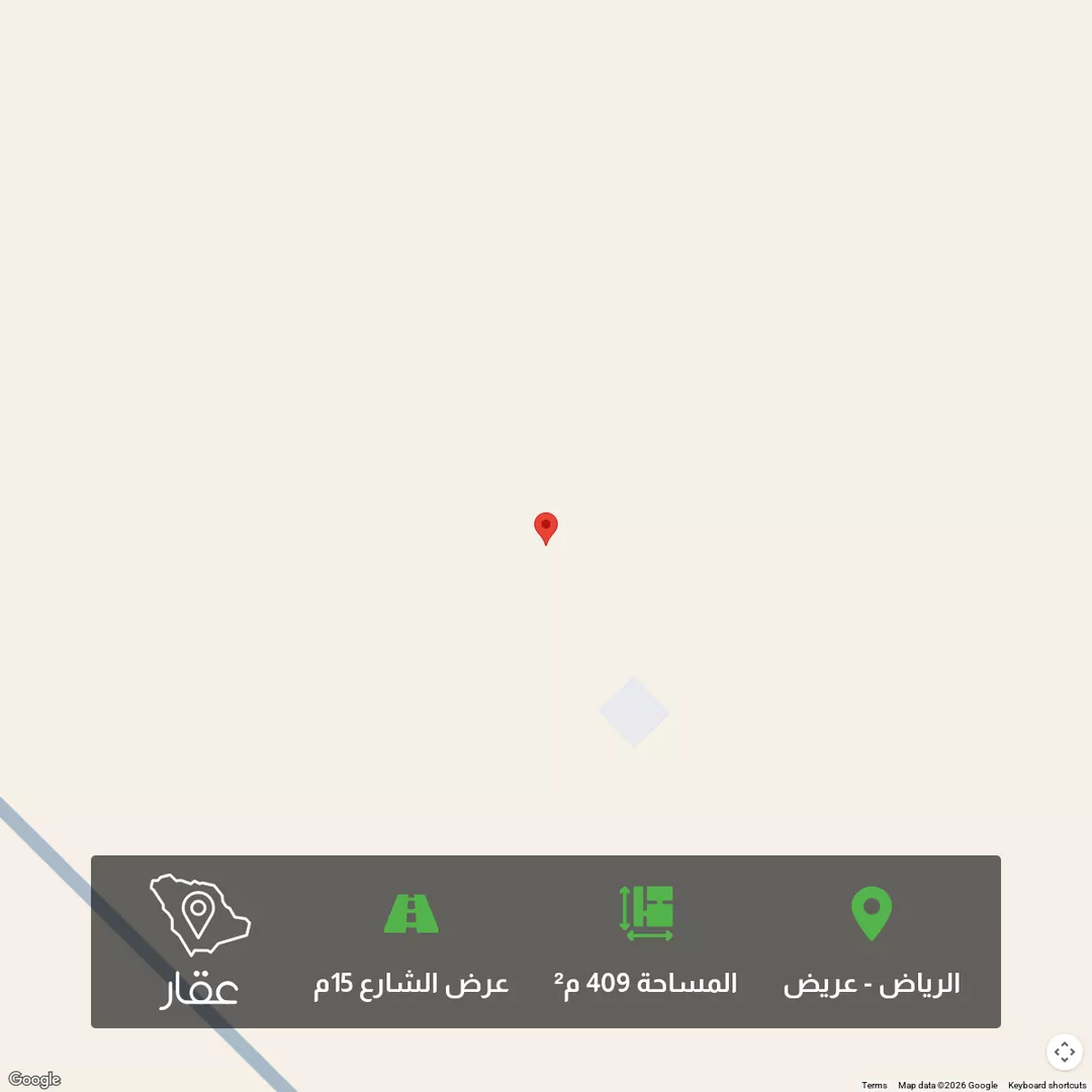 أرض للبيع في شارع لايوجد, حي عريض, مدينة الرياض, منطقة الرياض 1 صورة