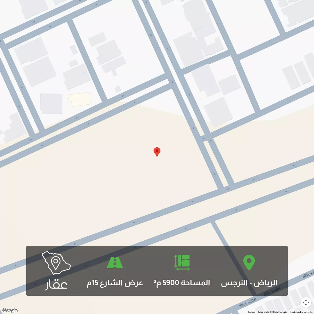 أرض للبيع في شارع جبل احد ، حي النرجس ، الرياض ، منطقة الرياض 1 صورة