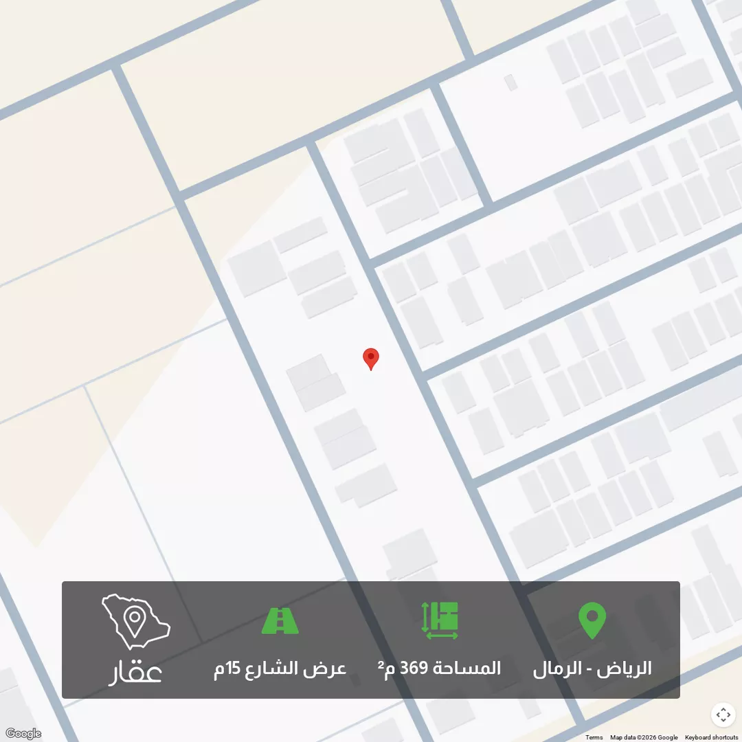 أرض للبيع في شارع حماد بن أسامة, حي الرمال, مدينة الرياض, منطقة الرياض 1 صورة