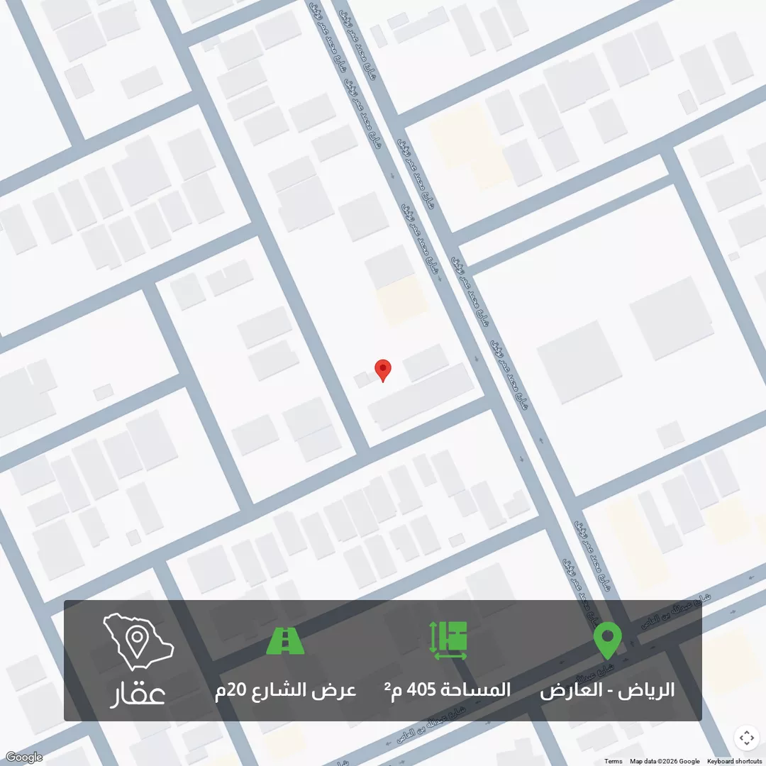 أرض للبيع في شارع عبدالوهاب عرب, حي العارض, مدينة الرياض, منطقة الرياض 1 صورة