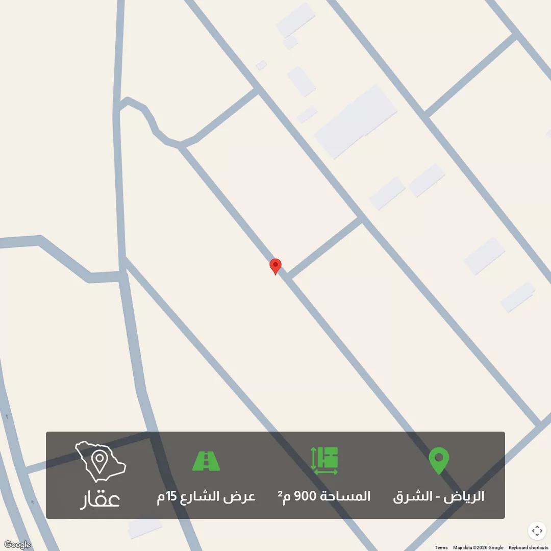 أرض للبيع في شارع أحمد بن الجزري ، حي الشرق ، الرياض ، منطقة الرياض 1 صورة