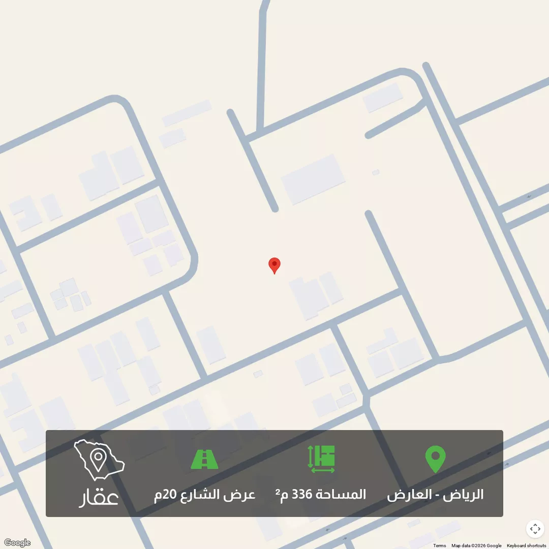 أرض للبيع في شارع محمد بن أبي العطاء, حي العارض, مدينة الرياض, منطقة الرياض 1 صورة