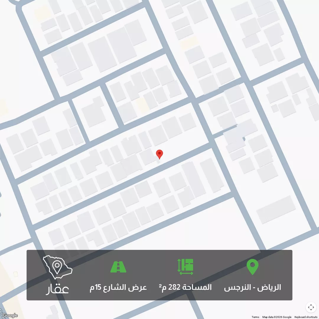 أرض للبيع في شارع الشعيفان, حي النرجس, مدينة الرياض, منطقة الرياض 1 صورة