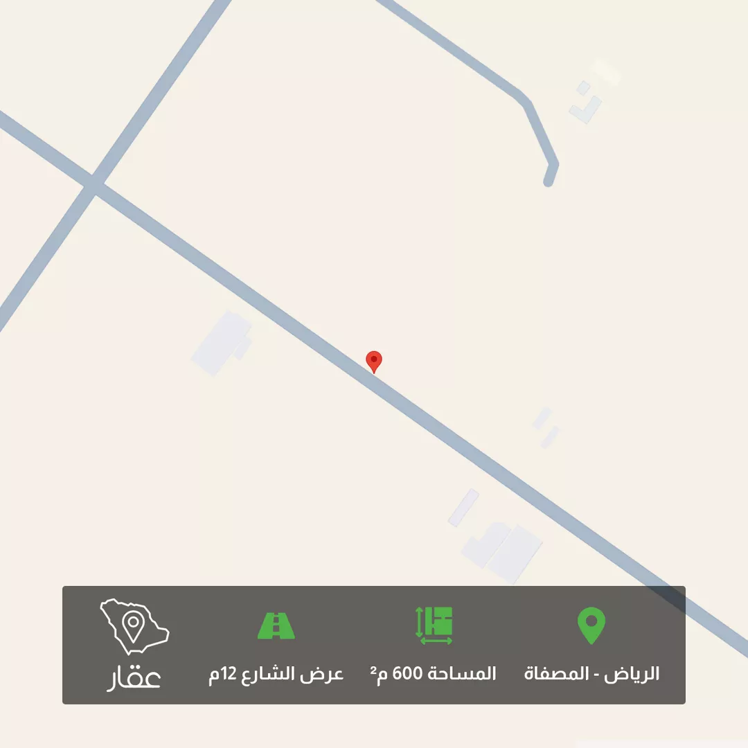 أرض للبيع في شارع السفانيه ، حي المصفاة ، الرياض ، منطقة الرياض 1 صورة