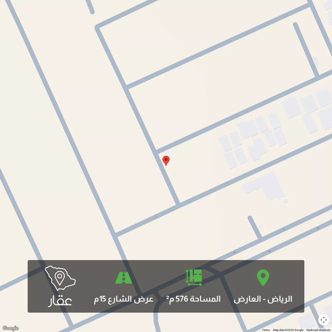 أرض للبيع في شارع حميري بن كراثة الربعي ، حي العارض ، الرياض ، منطقة الرياض 1 صورة