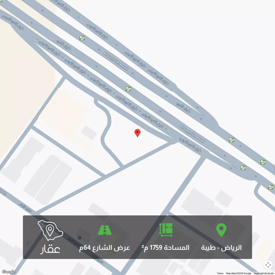 أرض للبيع في شارع الخرج الفرعي, حي طيبة, مدينة الرياض, منطقة الرياض 1 صورة