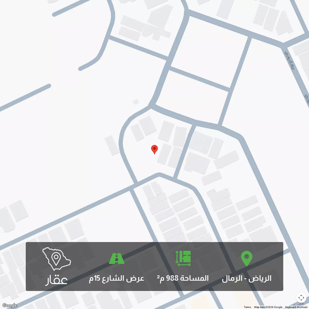 أرض للبيع في شارع العجمة, حي الرمال, مدينة الرياض, منطقة الرياض 1 صورة