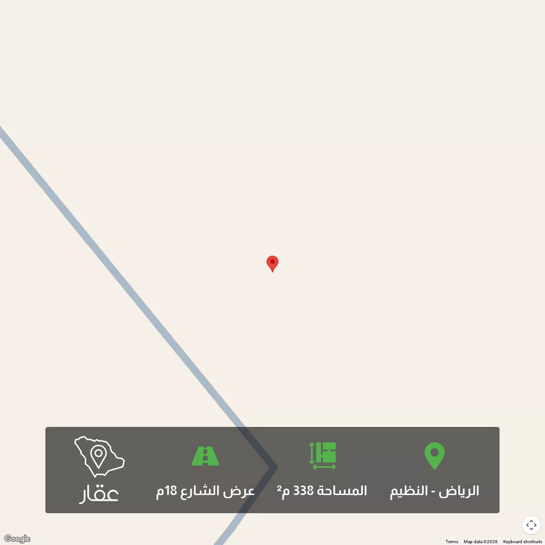 أرض للبيع في شارع 222, حي النظيم, مدينة الرياض, منطقة الرياض 1 صورة