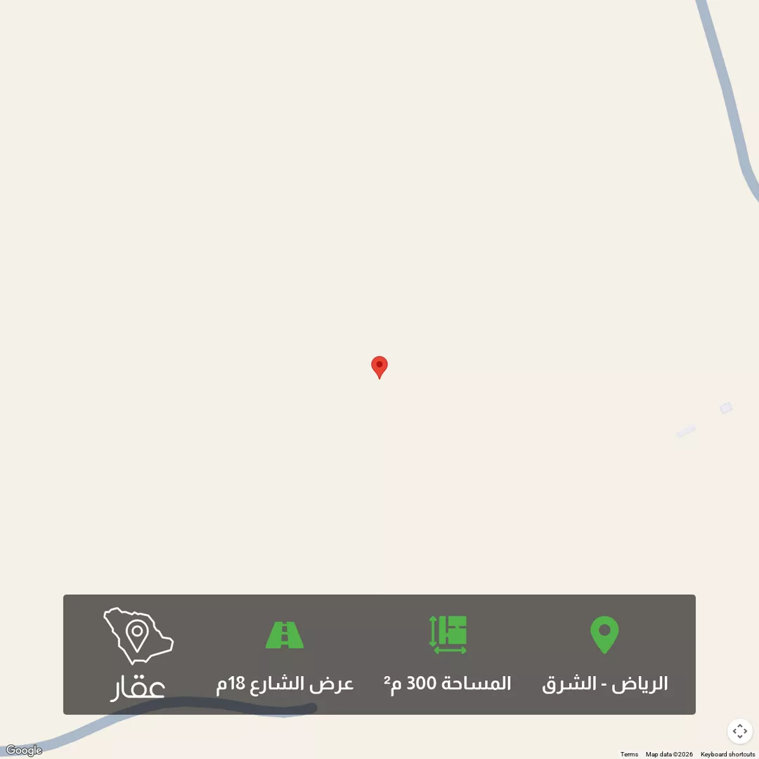 أرض للبيع في شارع الشرق الرياض, حي المرجان, مدينة الرياض, منطقة الرياض 1 صورة