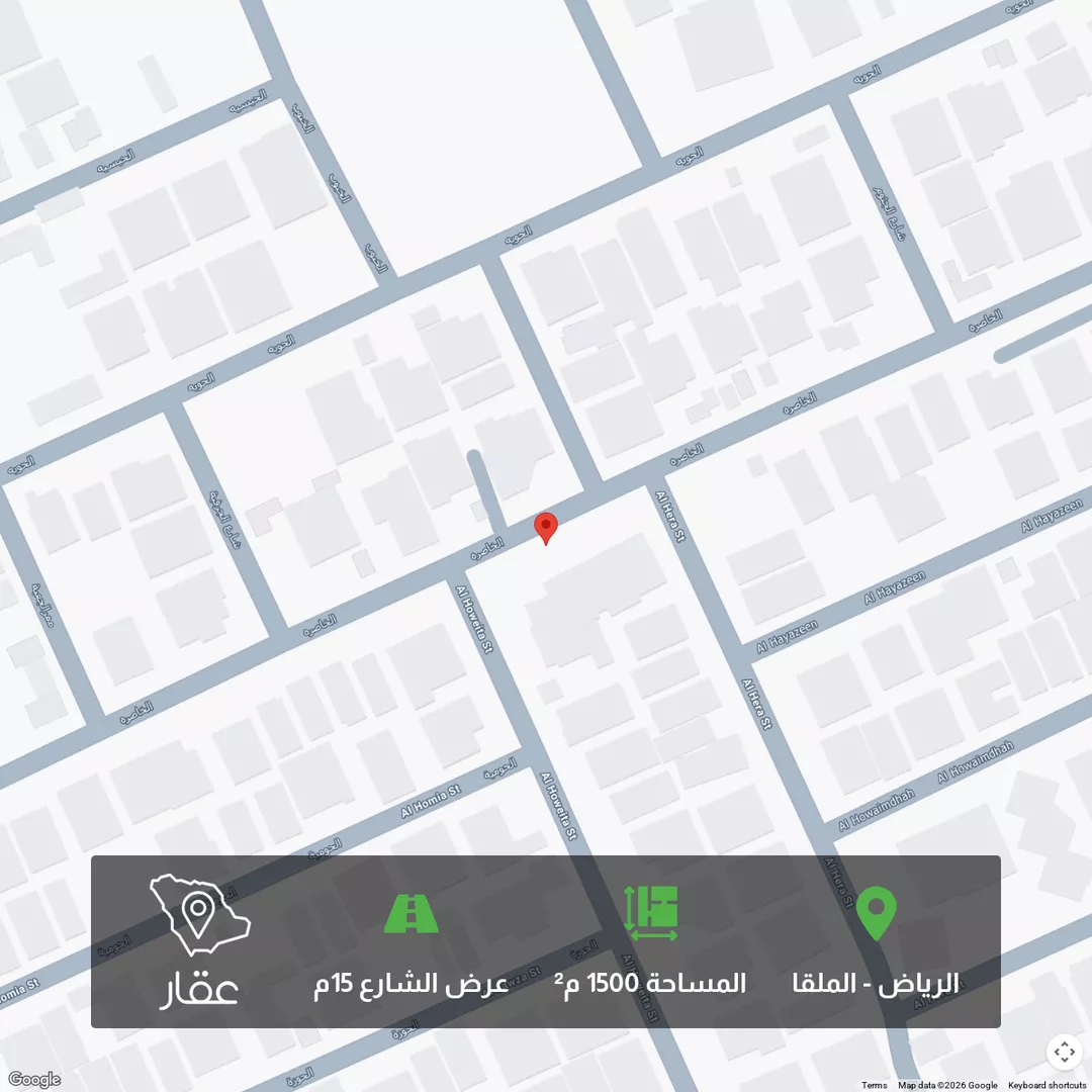 أرض للبيع في شارع الخاصره ، حي الياسمين ، الرياض ، منطقة الرياض 1 صورة