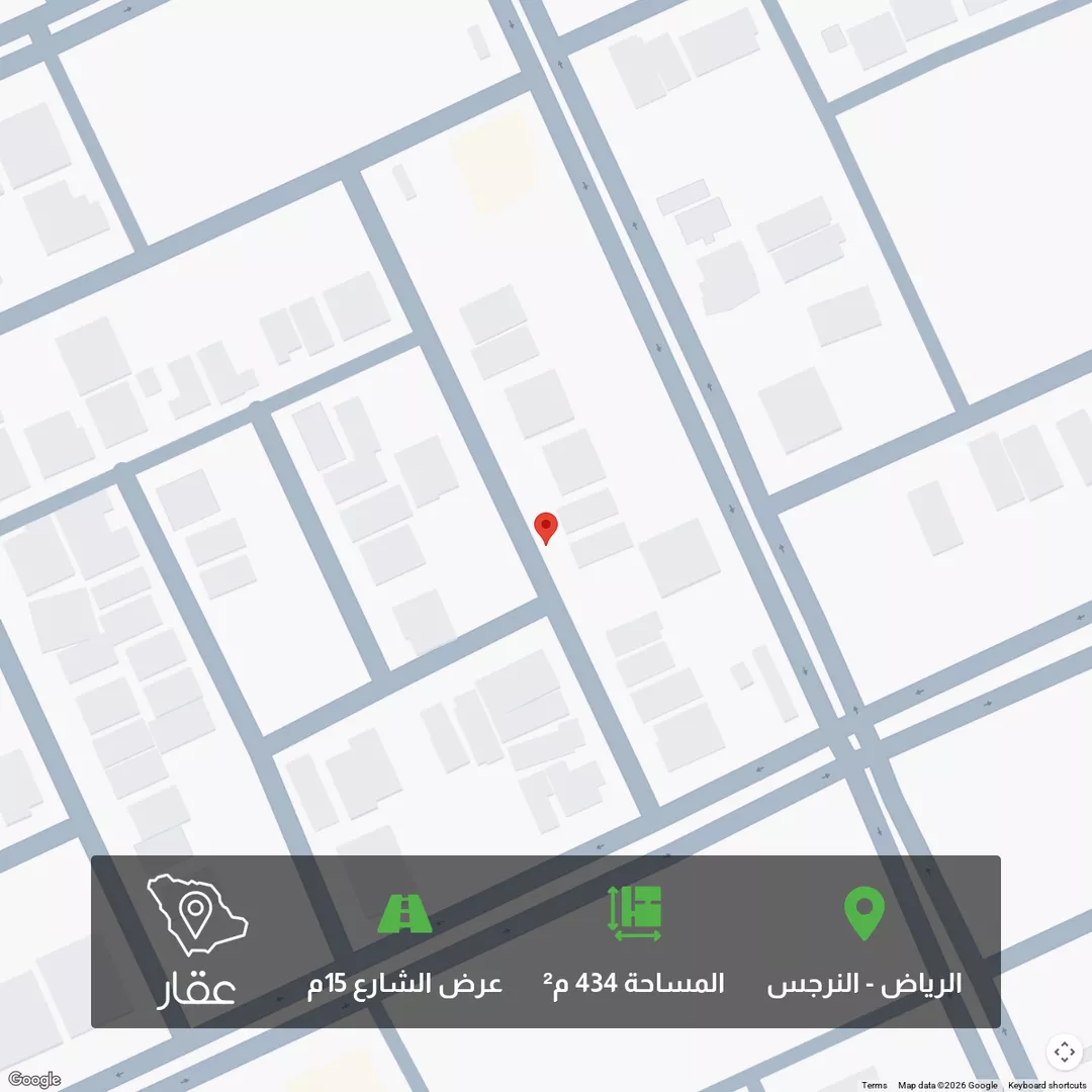 أرض للبيع في شارع أبي العلاء بن زهر ، حي النرجس ، الرياض ، منطقة الرياض 1 صورة