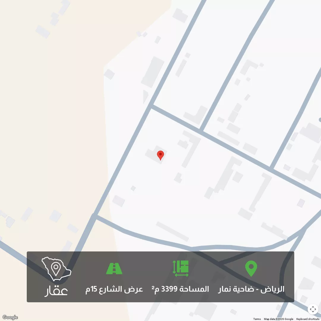 أرض للبيع في شارع ثابت ابن الجذع, حي قريه ديراب, مدينة قريه ديراب, منطقة الرياض 1 صورة