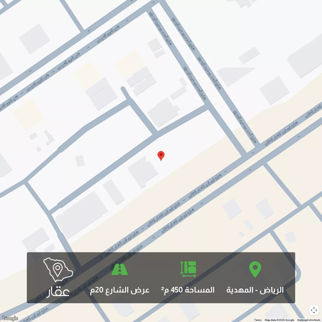 أرض للبيع في حي المهدية, مدينة الرياض, منطقة الرياض 1 صورة