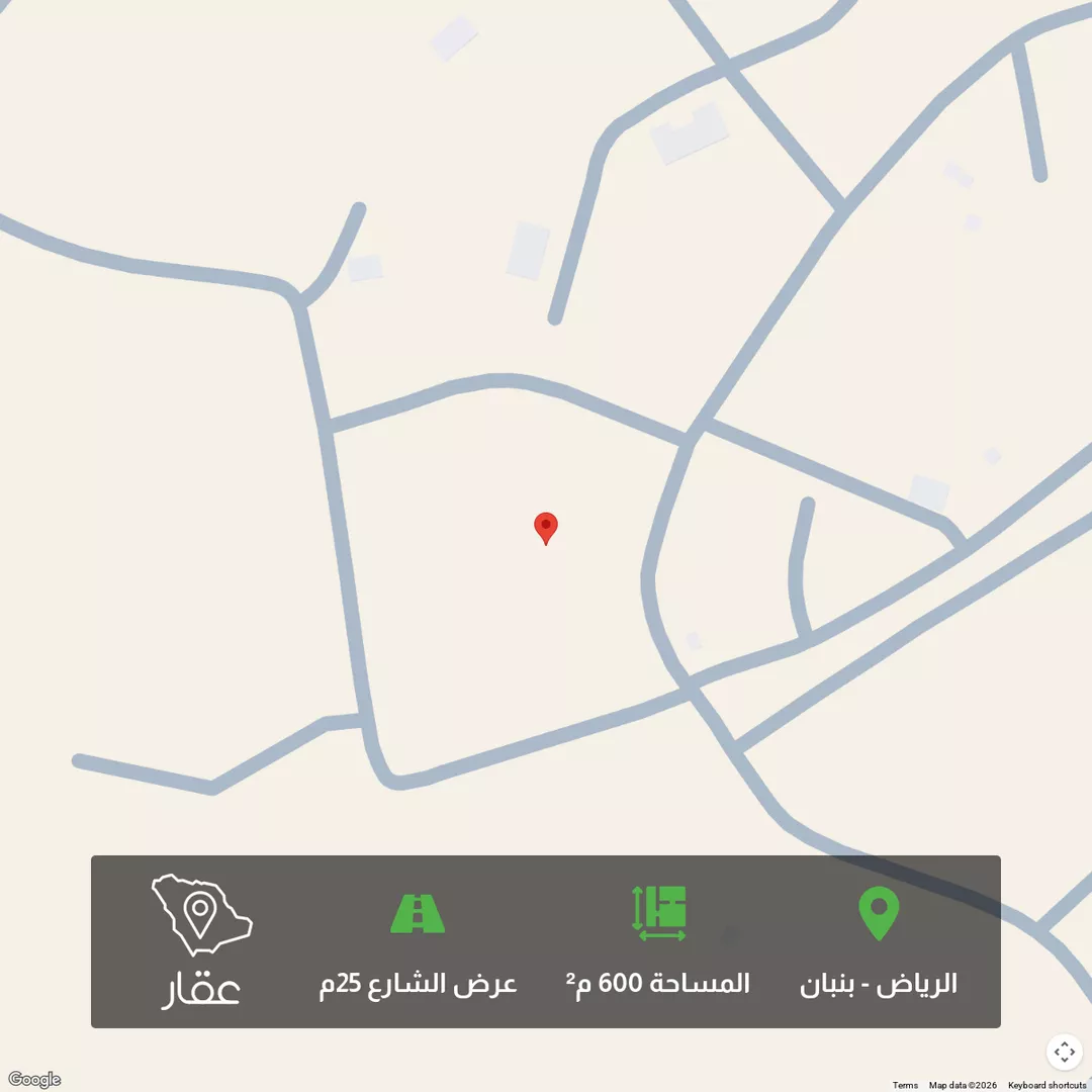 أرض للبيع في شارع العين 6, حي العين, مدينة الجبيلة, منطقة الرياض 1 صورة