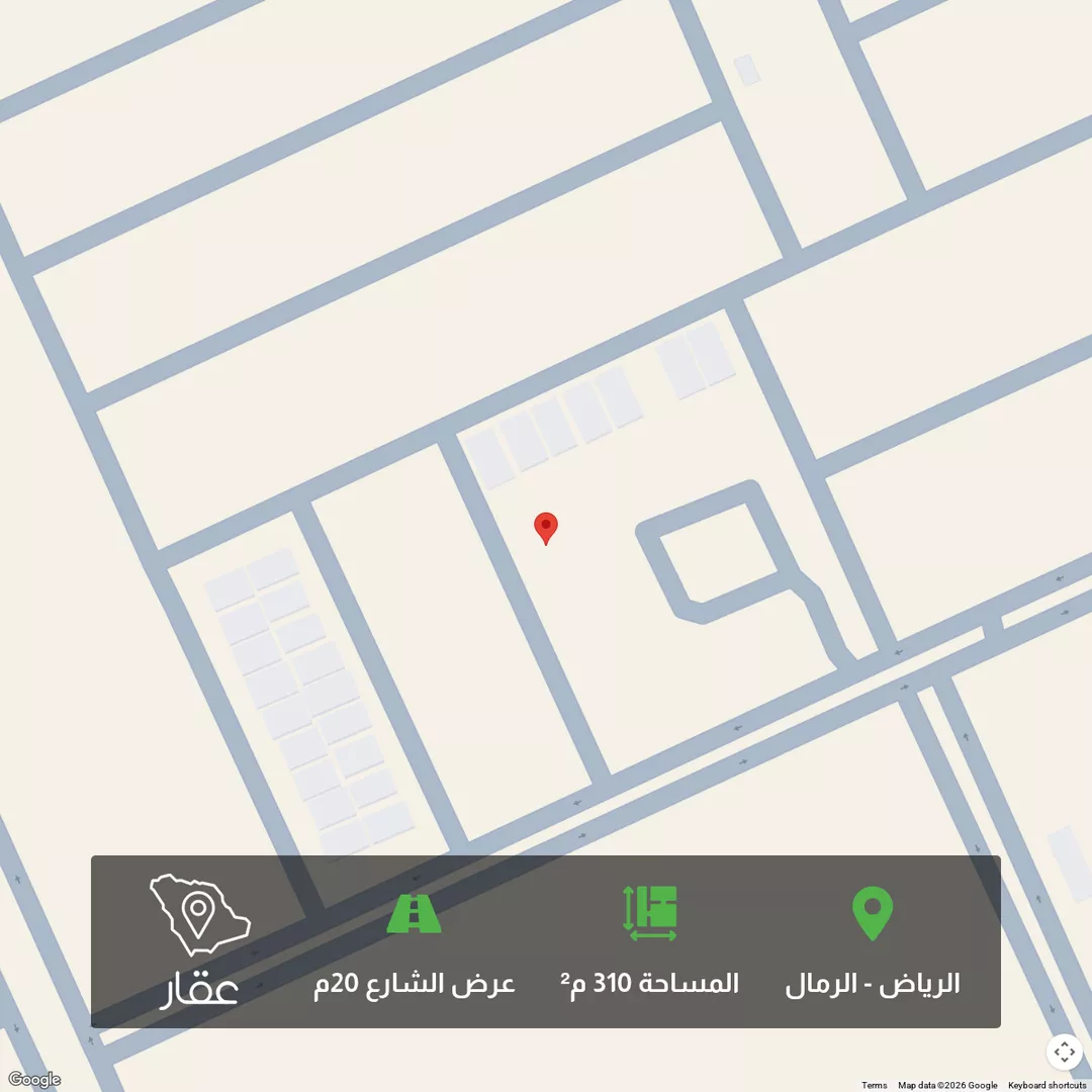 أرض للبيع في شارع 554, حي الرمال, مدينة الرياض, منطقة الرياض 1 صورة