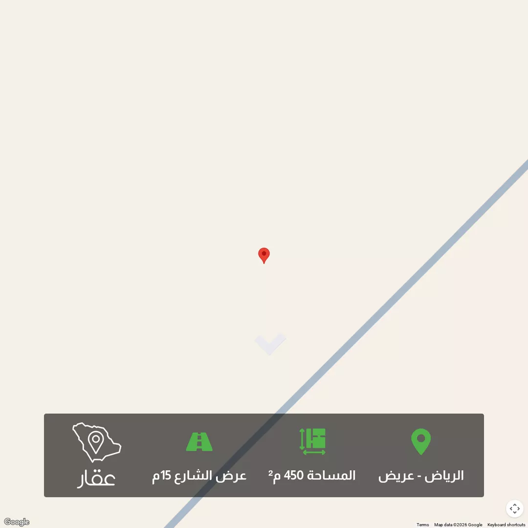 أرض للبيع في شارع لايوجد اسم, حي عريض, مدينة الرياض, منطقة الرياض 1 صورة