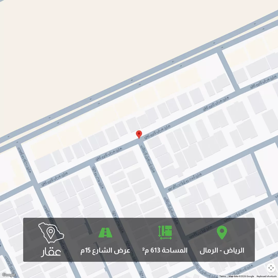 أرض للبيع في شارع شارع , حي الرمال, مدينة الرياض, منطقة الرياض 1 صورة