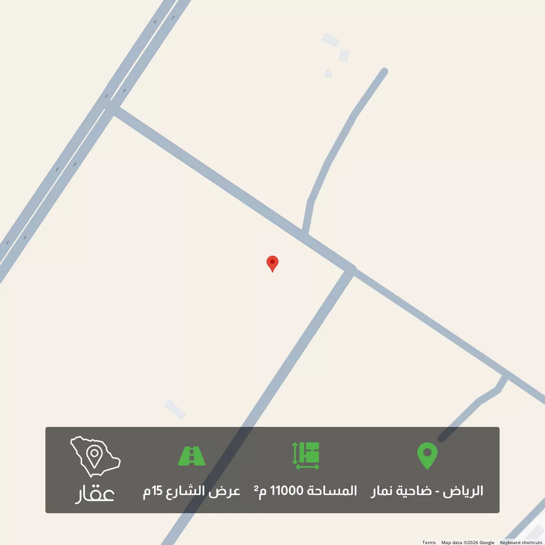 أرض للبيع في شارع جبل طرفه, حي قريه ديراب, مدينة قريه ديراب, منطقة الرياض 1 صورة