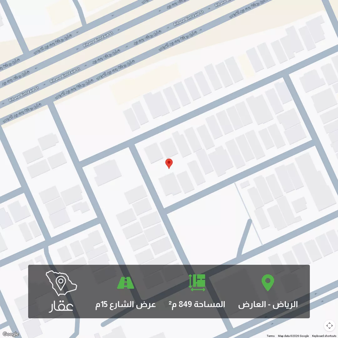 أرض للبيع في شارع خليل طيبة, حي العارض, مدينة الرياض, منطقة الرياض 1 صورة