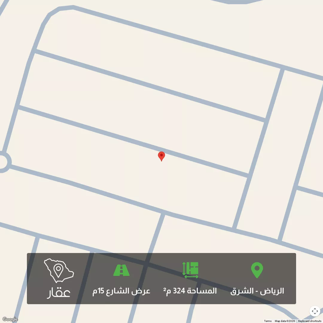 أرض للبيع في شارع أبي العز الحبشي, حي المرجان, مدينة الرياض, منطقة الرياض 1 صورة