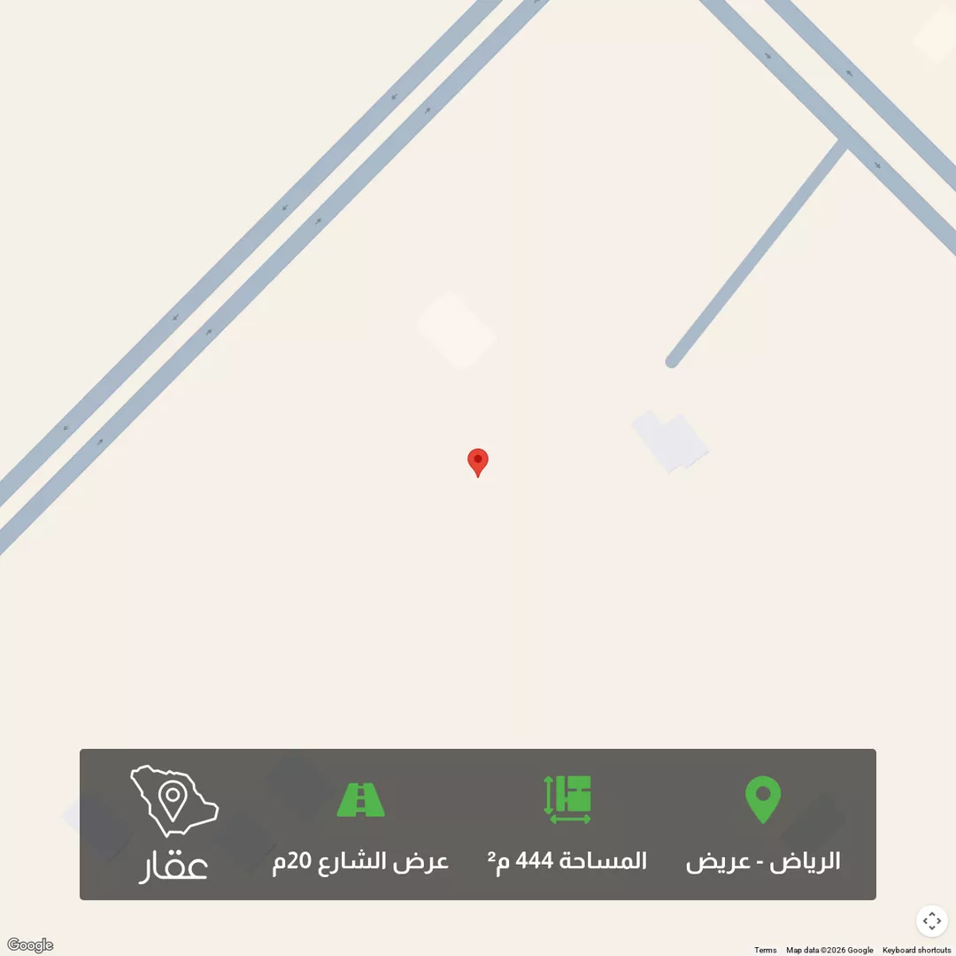 أرض للبيع في حي عريض, مدينة الرياض, منطقة الرياض 1 صورة