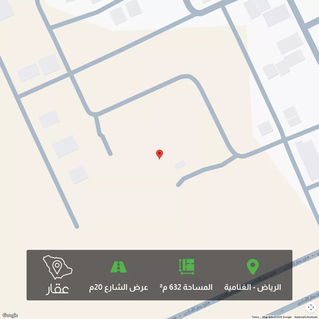 أرض للبيع في شارع جبل خيرة, حي الغنامية, مدينة الرياض, منطقة الرياض 1 صورة
