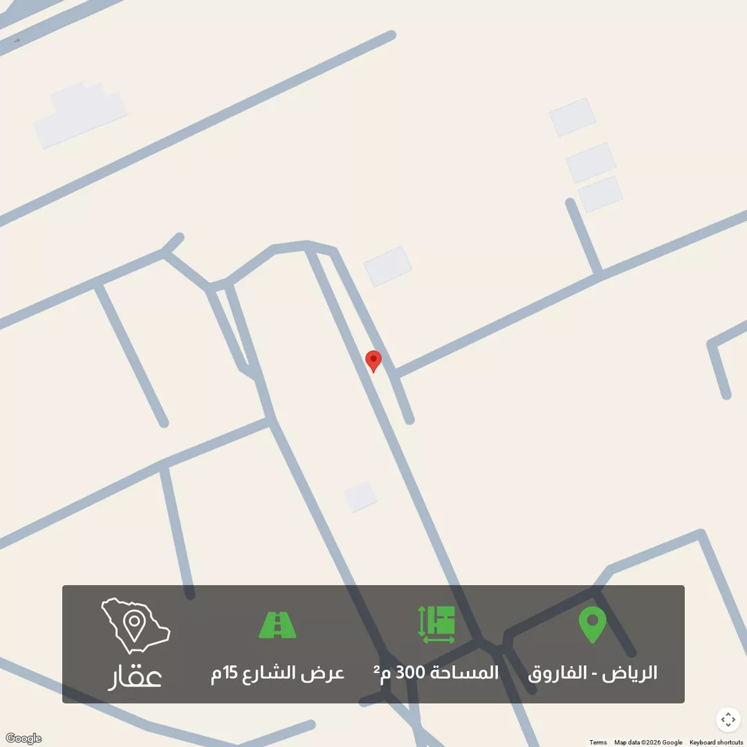 أرض للبيع في شارع شارع , حي الفاروق, مدينة الرياض, منطقة الرياض 1 صورة