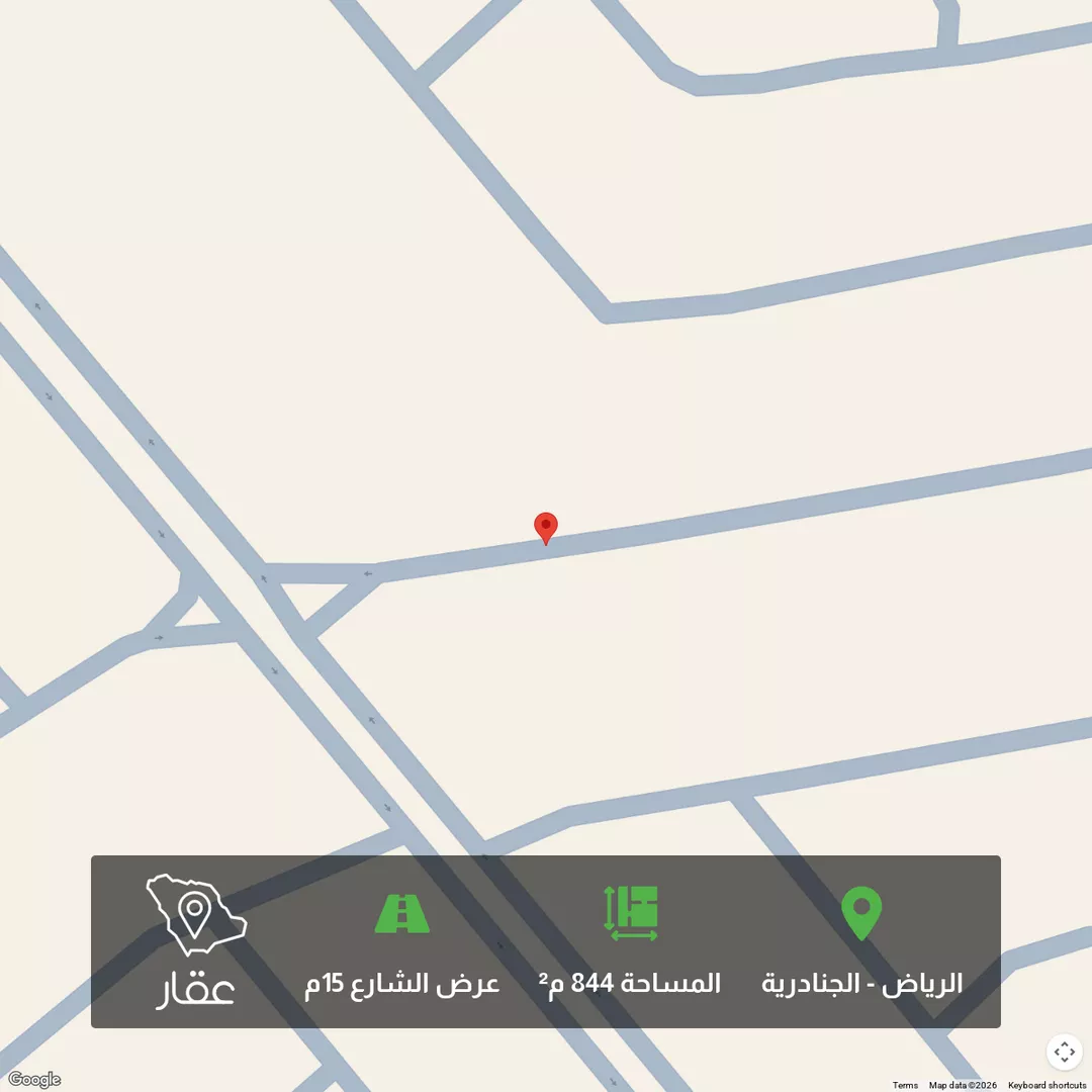 أرض للبيع في شارع 509 الجنادرية, حي الجنادرية, مدينة الرياض, منطقة الرياض 1 صورة
