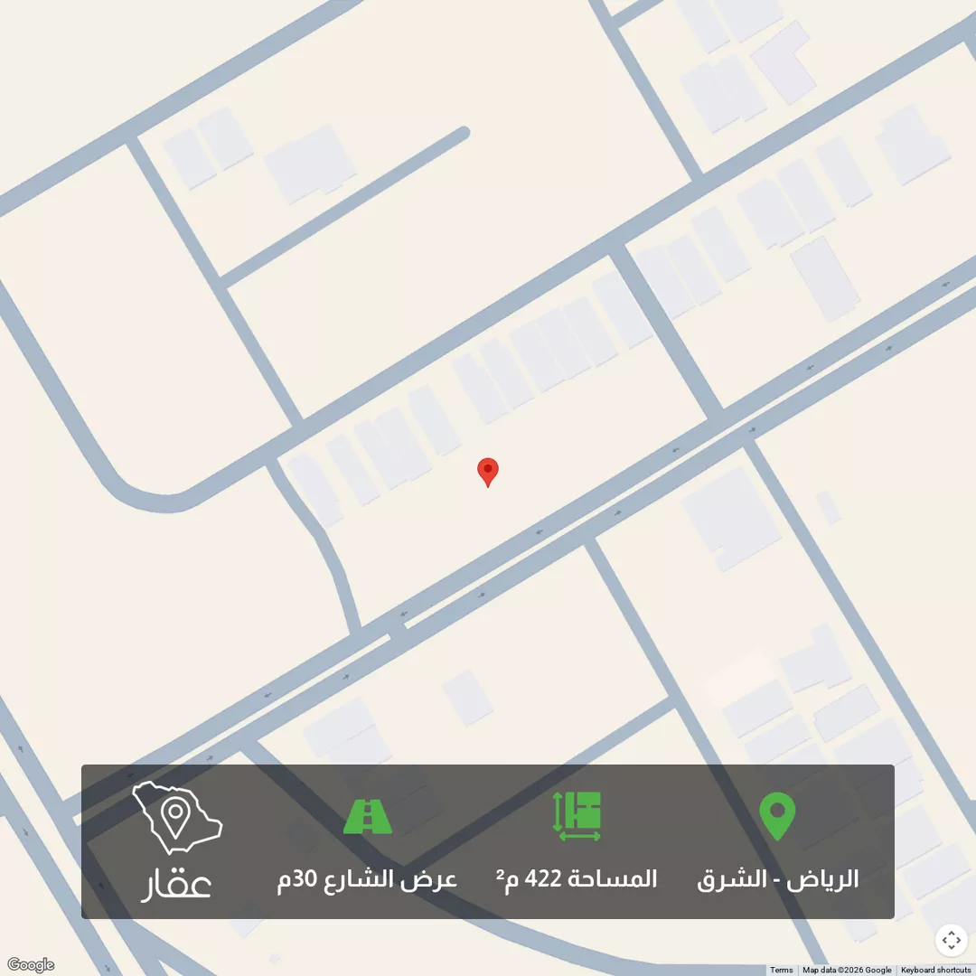 أرض للبيع في شارع القاضي الفراء, حي البيان, مدينة الرياض, منطقة الرياض 1 صورة